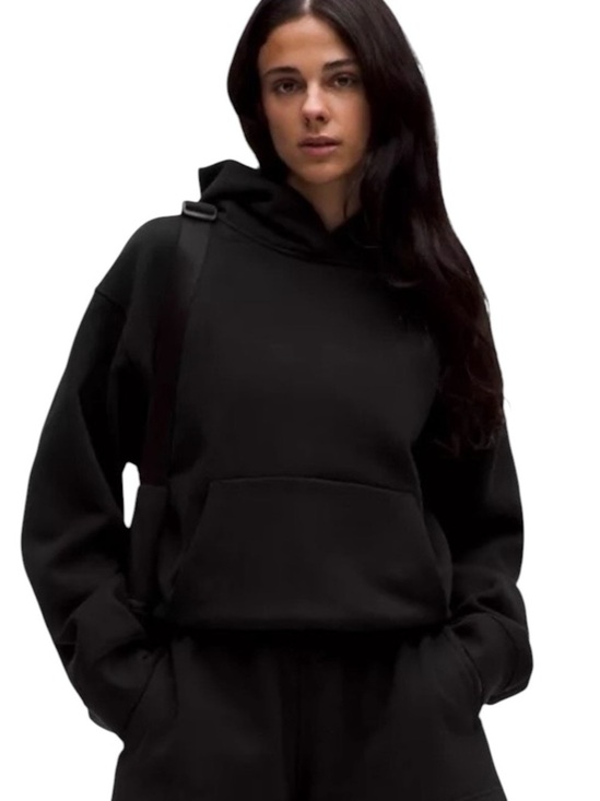 lululemon athletica Tops - NWT Lululemon Steady State Oversized Hoodie Black Women’s Large